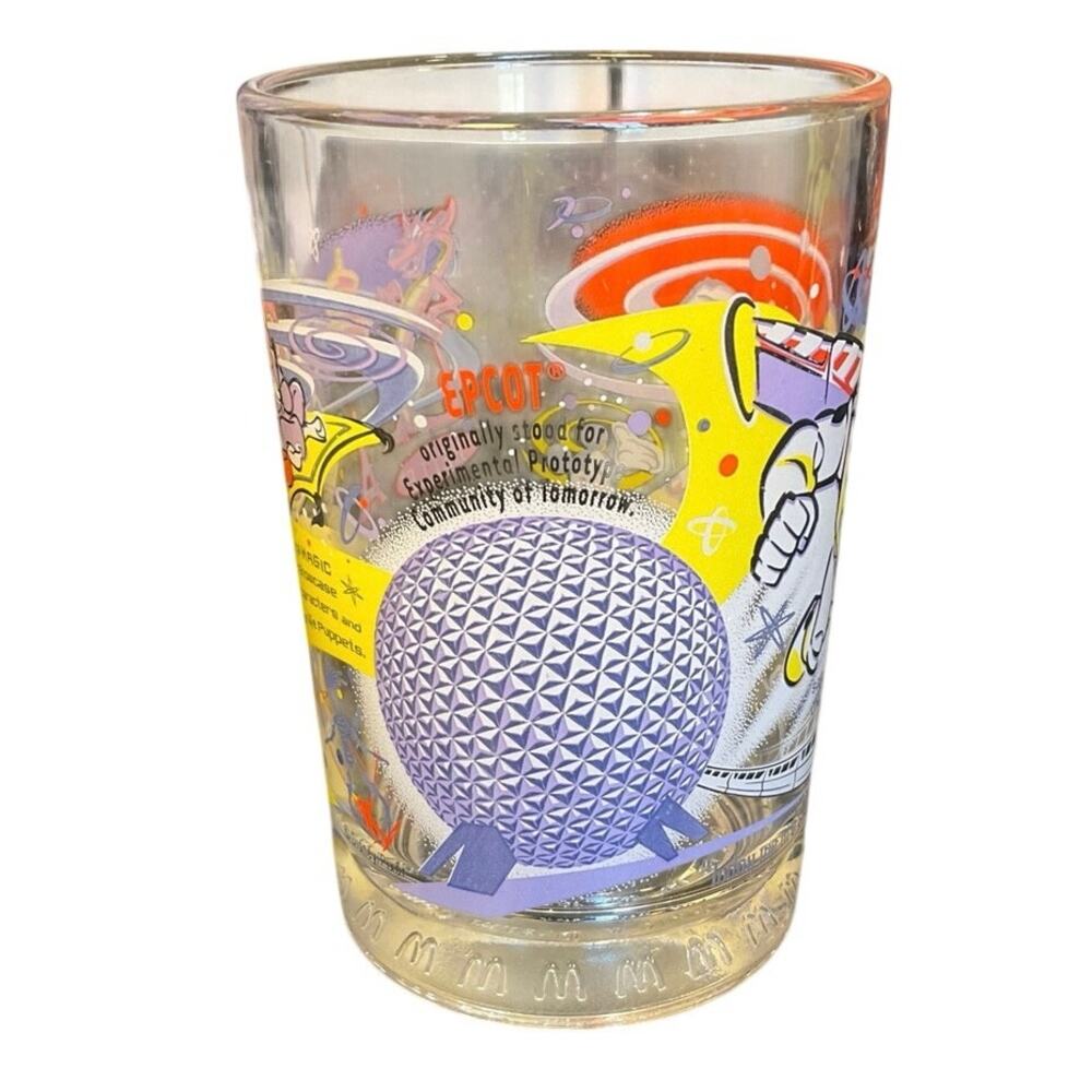 Disney World 100 Years of Magic EPCOT McDonald's Collector Glass Buzz Mickey
